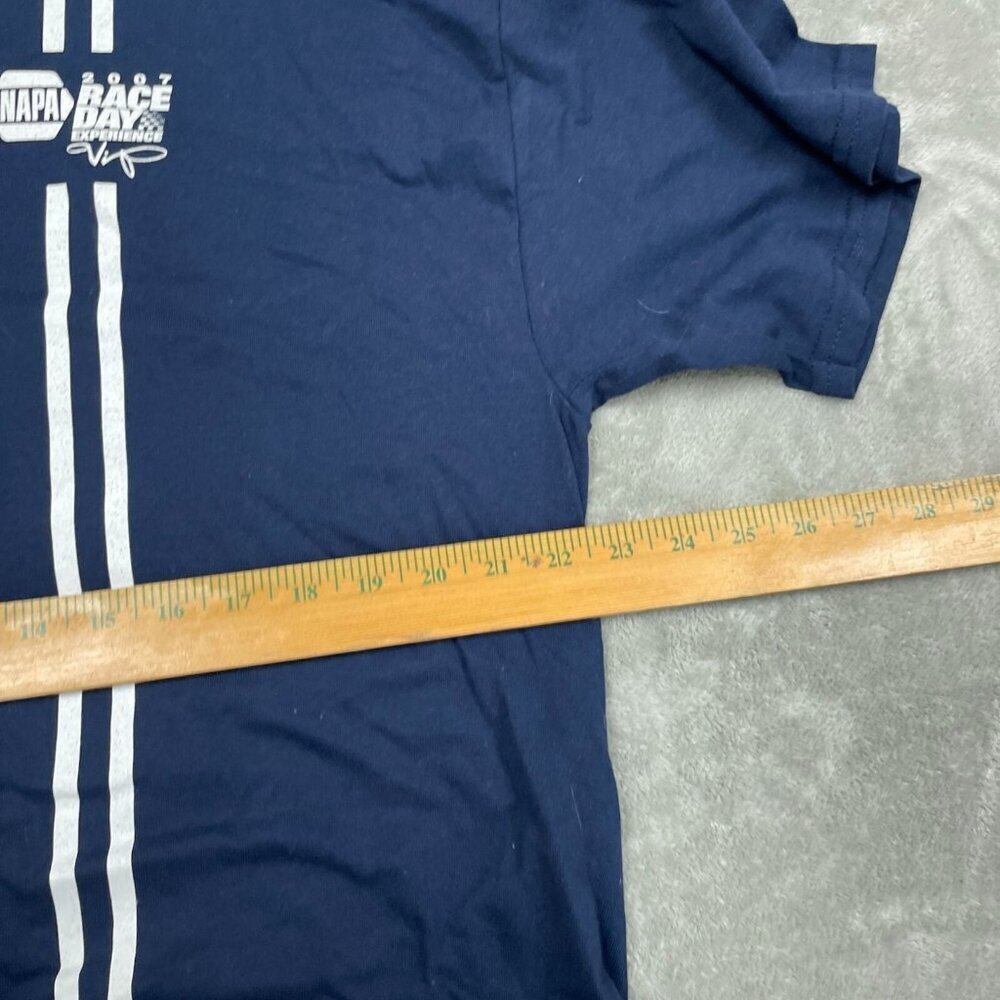 2007 Napa Race Day Experience Gildan XL Navy T-Shirt Michael Cotton 6309 - Picture 6 of 7